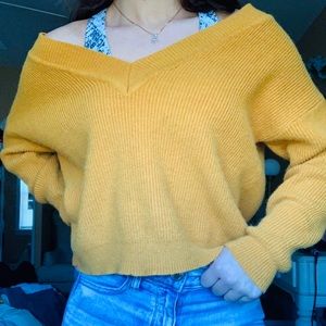 Forever 21 cute orange sweater